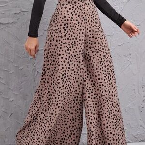 SHEIN Women's High Waist Wide Leg Loose Pants